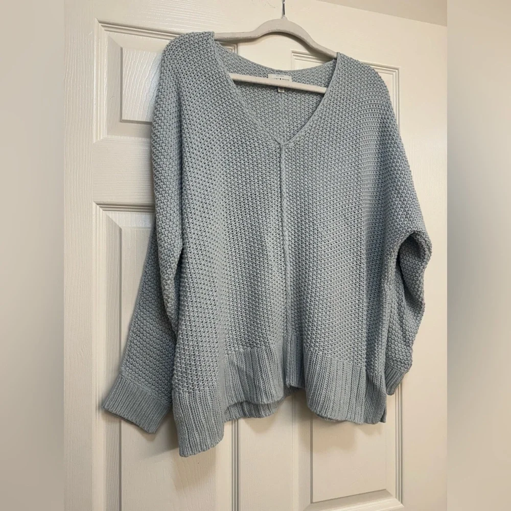 Lucky Brand V-Neck Sweater - Picture 3 of 12